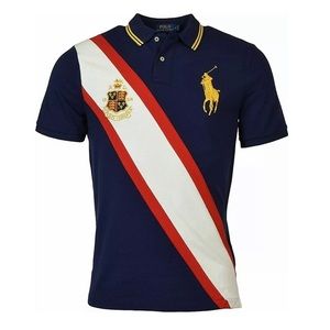 Mens Gold Polo By Ralph Lauren Shirts 
